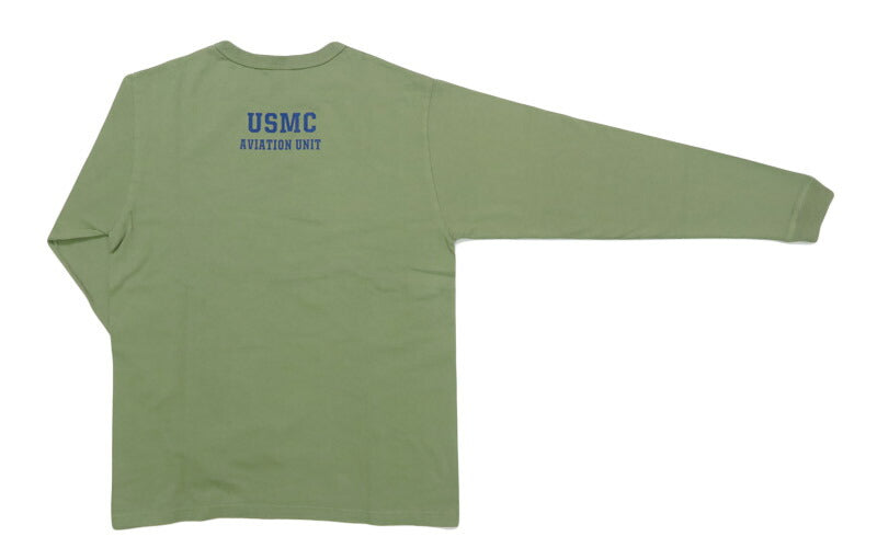 バズリクソンズ BUZZ RICKSON'S 長袖 Tシャツ プリント "VMF-241 SONS OF SATAN" MADE IN USA BR69627