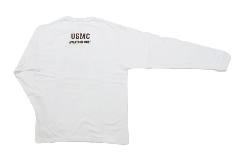 バズリクソンズ BUZZ RICKSON'S 長袖 Tシャツ プリント "VMF-241 SONS OF SATAN" MADE IN USA BR69627
