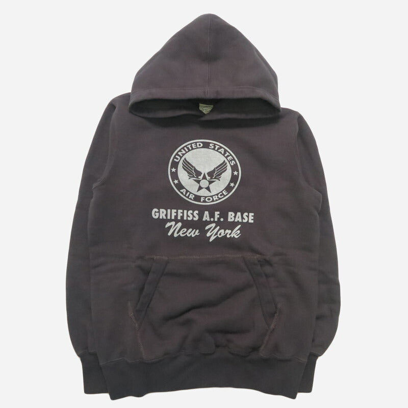 バズリクソンズ BUZZ RICKSON'S プルオーバー スウェットパーカー プリント 長袖  "GRIFFISS A.F.BASE" BR69639