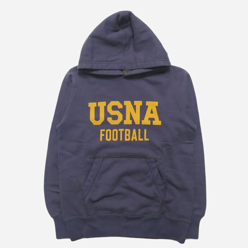 バズリクソンズ BUZZ RICKSON'S เสื้อฮู้ดสเวตเตอร์พิมพ์ลาย แขนยาว "U.S. NAVAL ACADEMY" BR69640