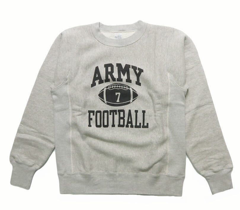 バズリクソンズ BUZZ RICKSON'S 長袖 クルーネック ホリゾンタル・ニッティング スウェット “ARMY FOOTBALL” BR69644