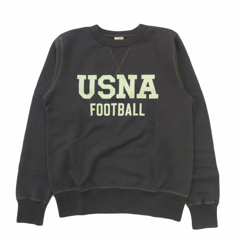 バズリクソンズ BUZZ RICKSON'S セットイン クルーネック スウェット "USNA"ミリタリー長袖 BR69696
