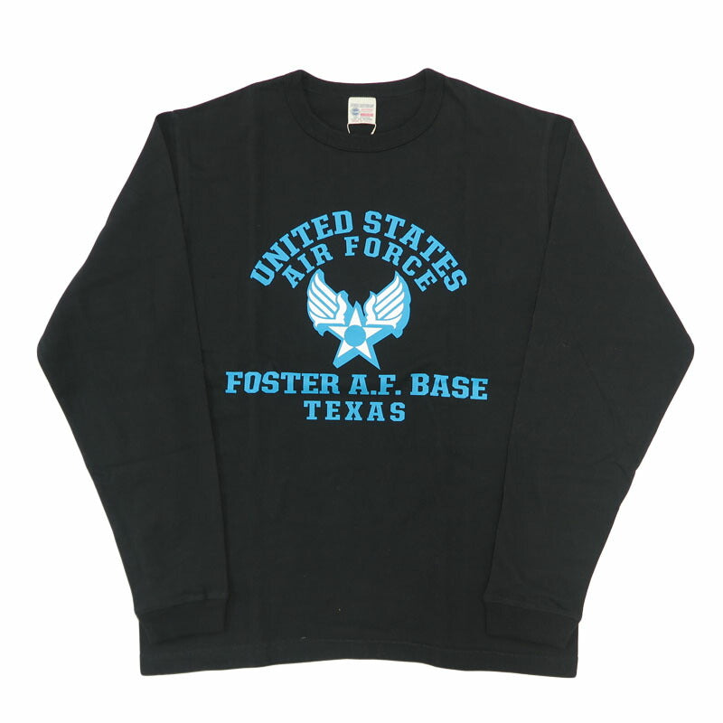 บัซริคสัน BUZZ RICKSON'S เสื้อยืดแขนยาวพิมพ์ลาย "U.S. AIR FORCE" ผลิตในสหรัฐอเมริกา BR69698