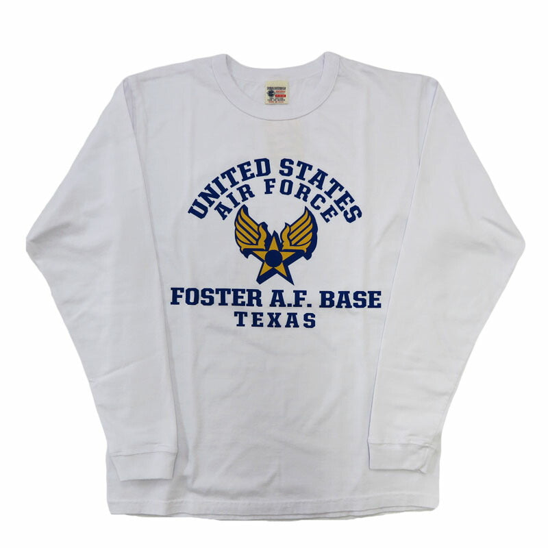 บัซริคสัน BUZZ RICKSON'S เสื้อยืดแขนยาวพิมพ์ลาย "U.S. AIR FORCE" ผลิตในสหรัฐอเมริกา BR69698