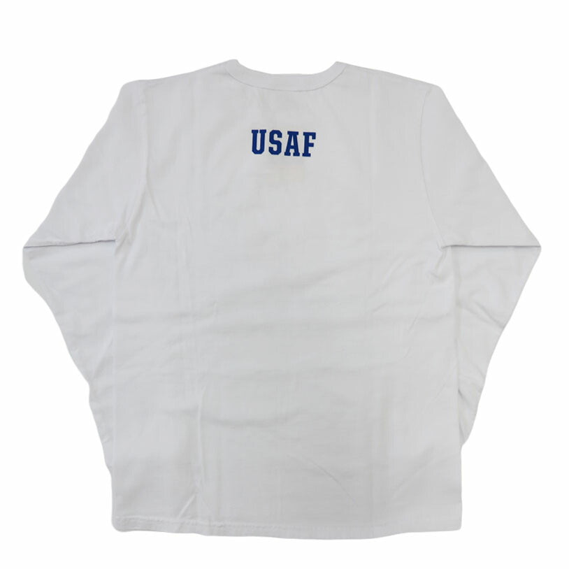 บัซริคสัน BUZZ RICKSON'S เสื้อยืดแขนยาวพิมพ์ลาย "U.S. AIR FORCE" ผลิตในสหรัฐอเมริกา BR69698
