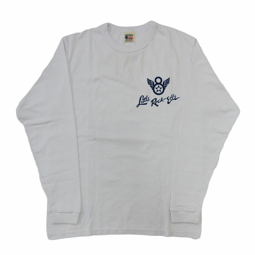 バズリクソンズ BUZZ RICKSON'S 長袖 Tシャツ プリント "381st BOMB.GROUP" MADE IN USA BR69699