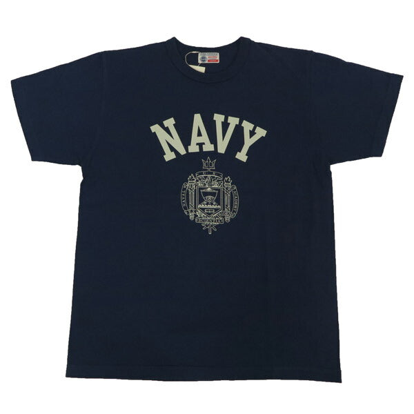 バズリクソンズ BUZZ RICKSON'S 半袖 プリント Tシャツ NAVY BR79513