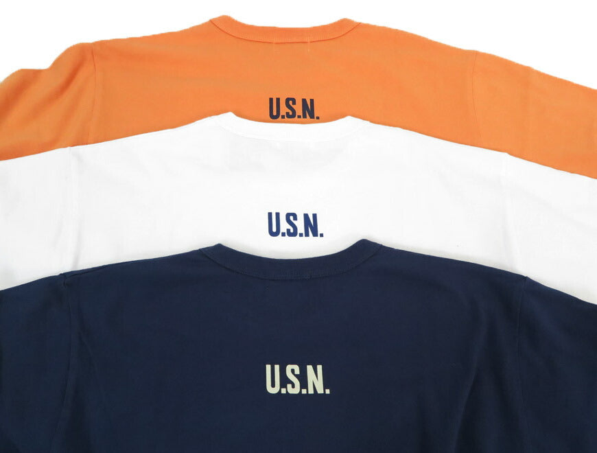 バズリクソンズ BUZZ RICKSON'S 半袖 プリント Tシャツ NAVY BR79513