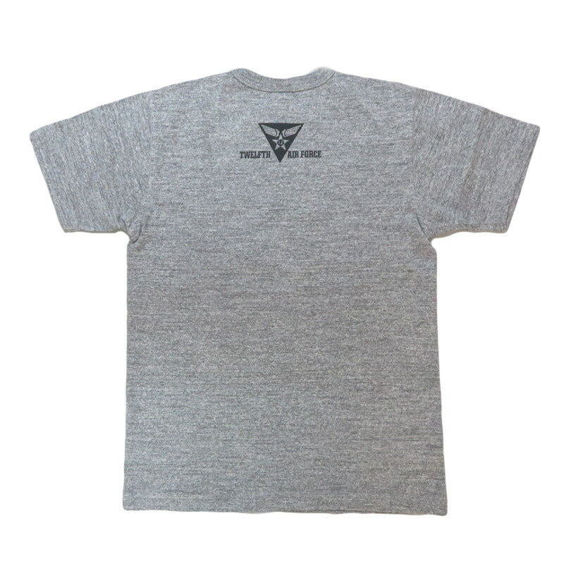 バズリクソンズ BUZZ RICKSON'S スラブヤーン 半袖 Tシャツ プリント "SLUB YARN T-SHIRT 444th BOMB SQ"  BR79560