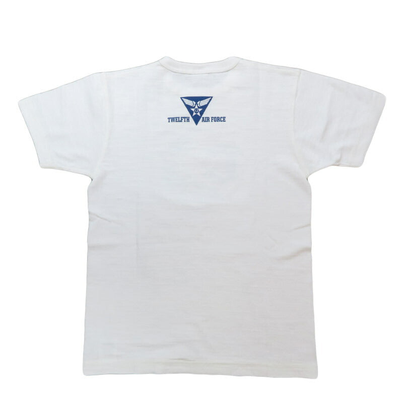 バズリクソンズ BUZZ RICKSON'S スラブヤーン 半袖 Tシャツ プリント "SLUB YARN T-SHIRT 444th BOMB SQ"  BR79560