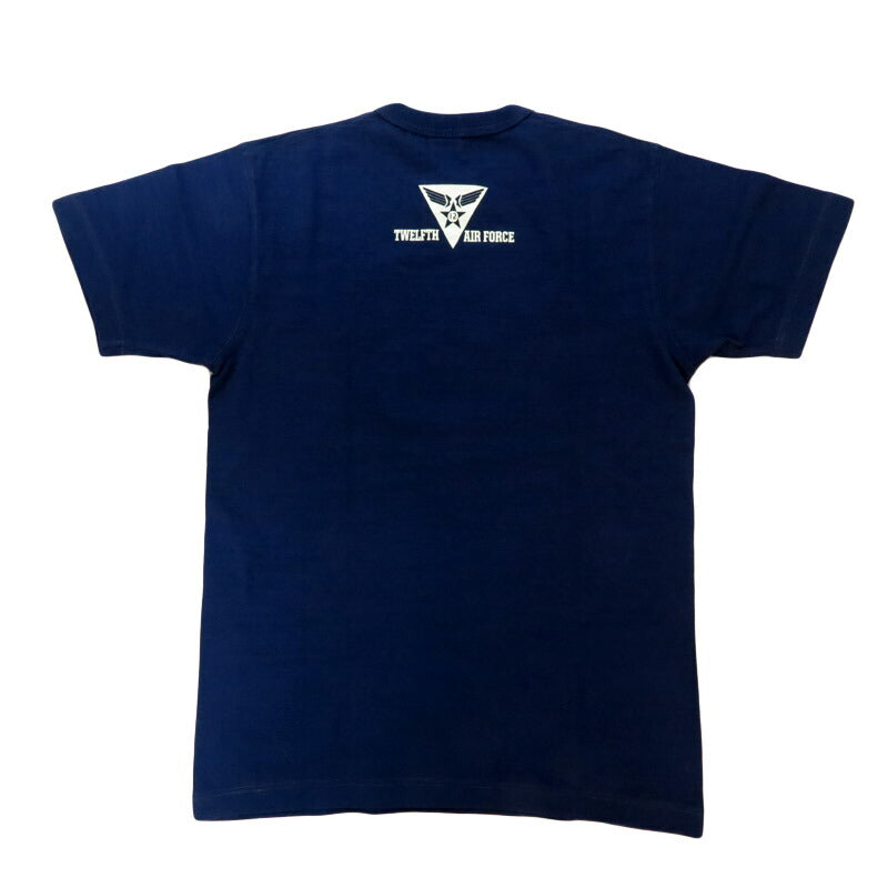 バズリクソンズ BUZZ RICKSON'S スラブヤーン 半袖 Tシャツ プリント "SLUB YARN T-SHIRT 444th BOMB SQ"  BR79560
