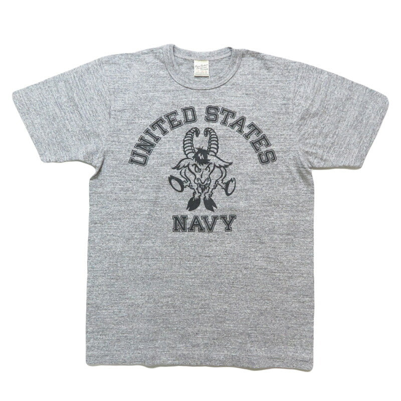 バズリクソンズ BUZZ RICKSON'S スラブヤーン 半袖 Tシャツ プリント "UNITED STATES NAVY" BR79566