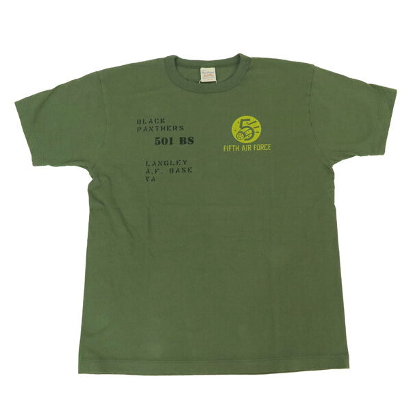 バズリクソンズ BUZZ RICKSON'S 半袖 Tシャツ プリント FIFTH AIR FORCE GOVERNMENT ISSUE T-SHIRT BR79574