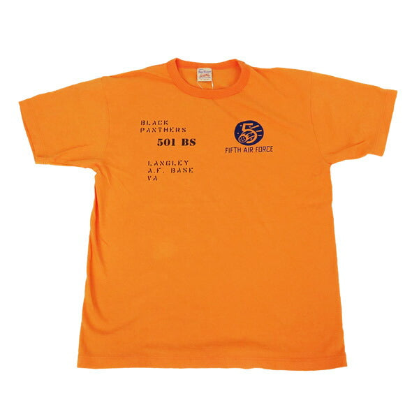 バズリクソンズ BUZZ RICKSON'S 半袖 Tシャツ プリント FIFTH AIR FORCE GOVERNMENT ISSUE T-SHIRT BR79574