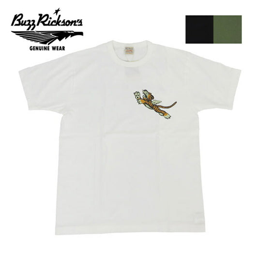 バズリクソンズ BUZZ RICKSON'S 半袖 Tシャツ プリント FLYING TIGERS GOVERNMENT ISSUE T-SHIRT BR79578