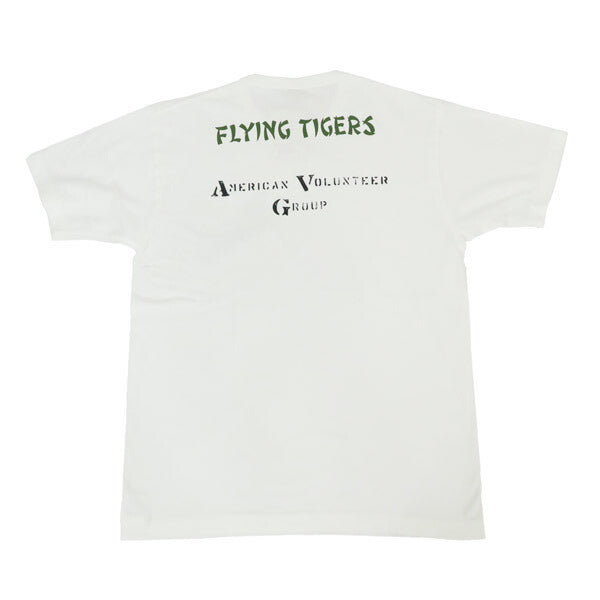 バズリクソンズ BUZZ RICKSON'S 半袖 Tシャツ プリント FLYING TIGERS GOVERNMENT ISSUE T-SHIRT BR79578
