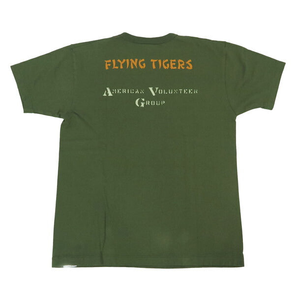 バズリクソンズ BUZZ RICKSON'S 半袖 Tシャツ プリント FLYING TIGERS GOVERNMENT ISSUE T-SHIRT BR79578