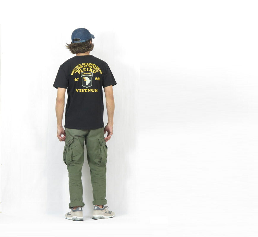 バズリクソンズ BUZZ RICKSON'S 半袖 Tシャツ アメリカ製 "PLEIKU VIETNUM " Made in U.S.A BR79623
