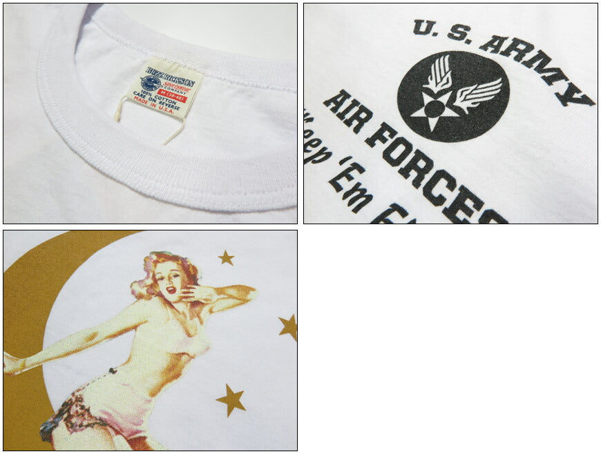 バズリクソンズ BUZZ RICKSON'S 半袖 Tシャツ アメリカ製 "SLEEPY TIME GAL" BR79624