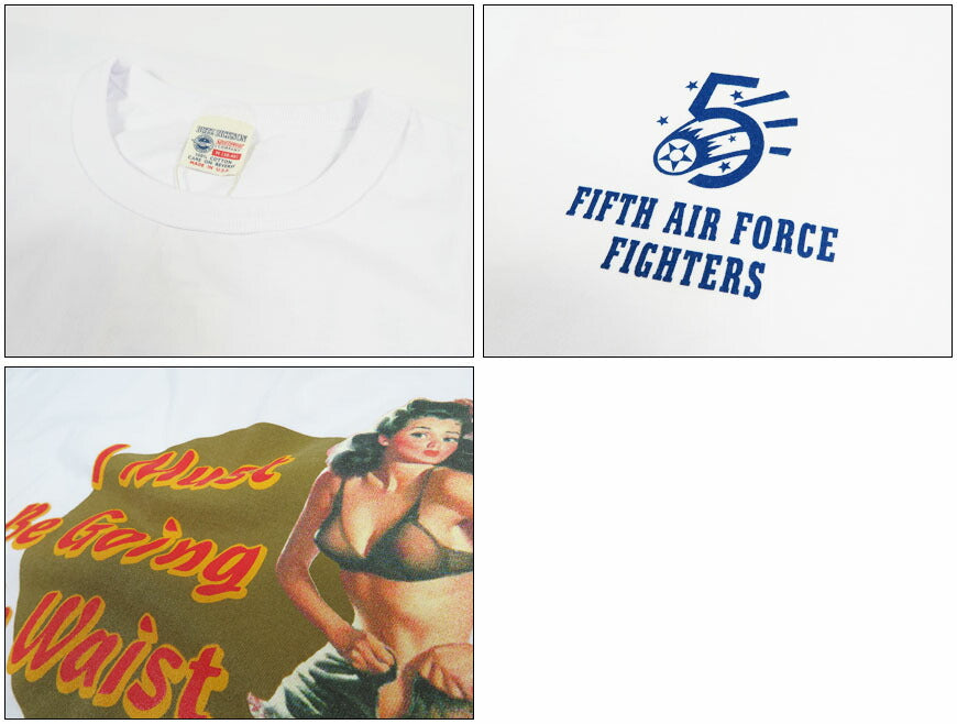 バズリクソンズ BUZZ RICKSON'S 半袖Tシャツ プリント S/S T-SHIRTS
