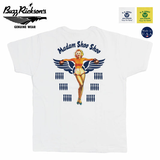 バズリクソンズ BUZZ RICKSON'S 半袖Tシャツ プリント S/S T-SHIRTS