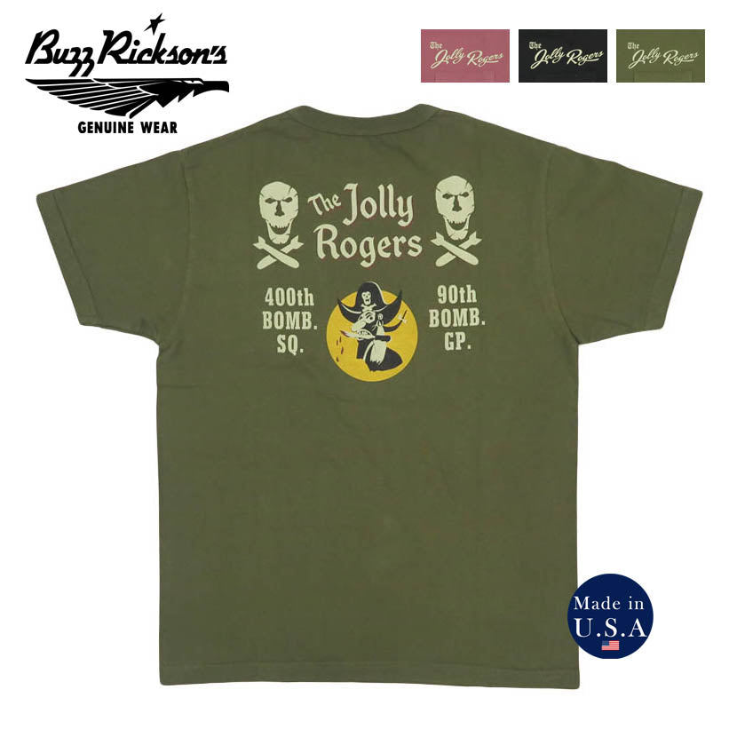 バズリクソンズ BUZZ RICKSON'S 半袖 ポケットTシャツ プリント