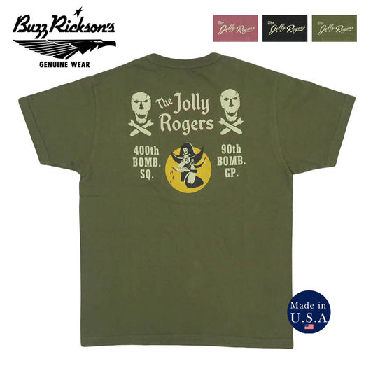 バズリクソンズ BUZZ RICKSON'S 半袖 ポケットTシャツ プリント