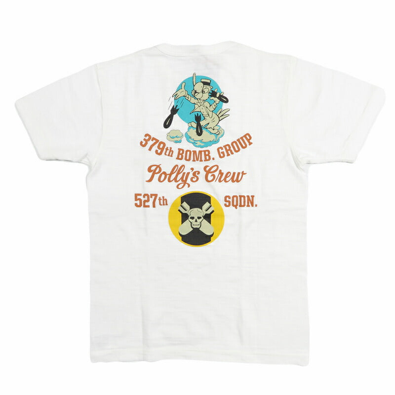 バズリクソンズ BUZZ RICKSON'S スラブヤーン 半袖 Tシャツ プリント