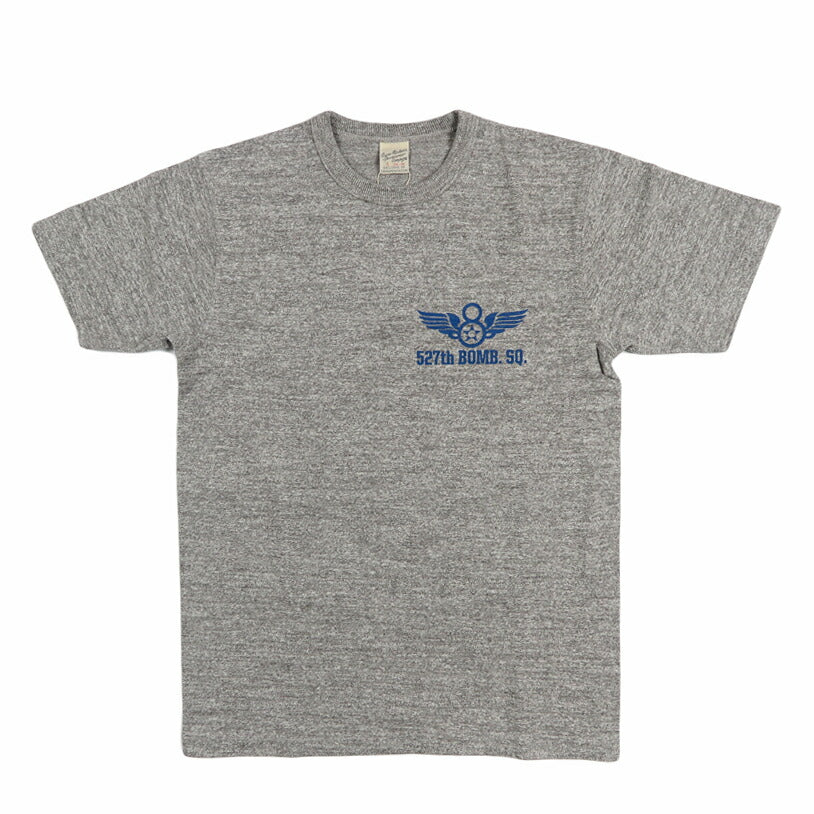 バズリクソンズ BUZZ RICKSON'S スラブヤーン 半袖 Tシャツ プリント "527th BOMB.SQ." BR79731【2026年春夏新作】