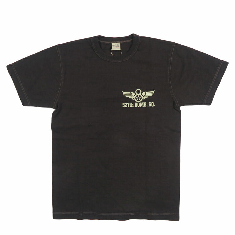 バズリクソンズ BUZZ RICKSON'S スラブヤーン 半袖 Tシャツ プリント
