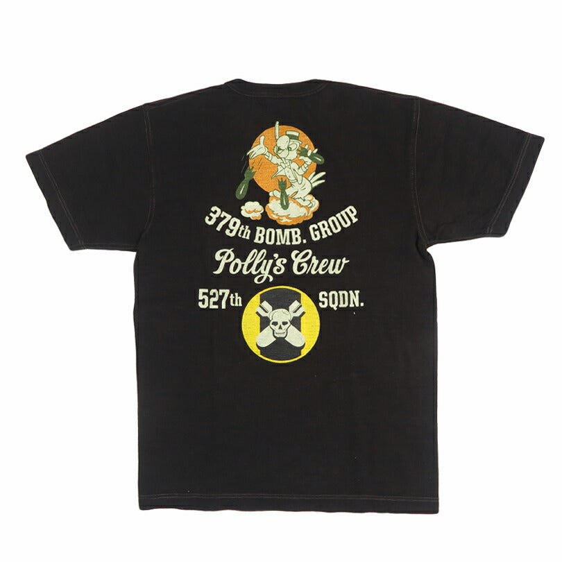 バズリクソンズ BUZZ RICKSON'S スラブヤーン 半袖 Tシャツ プリント