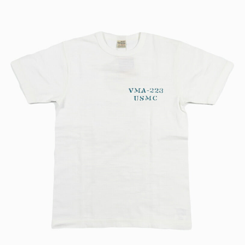 バズリクソンズ BUZZ RICKSON'S スラブヤーン 半袖 Tシャツ プリント  "VMA-223" BR79732【2026年春夏新作】