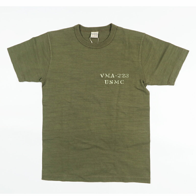 バズリクソンズ BUZZ RICKSON'S スラブヤーン 半袖 Tシャツ プリント  "VMA-223" BR79732【2026年春夏新作】