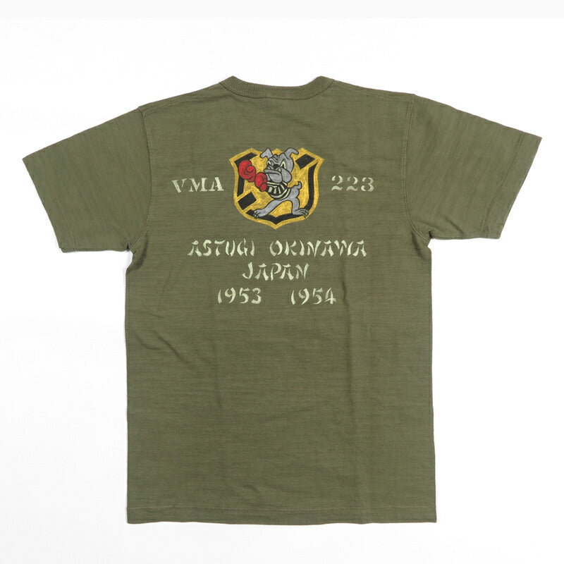 バズリクソンズ BUZZ RICKSON'S スラブヤーン 半袖 Tシャツ プリント