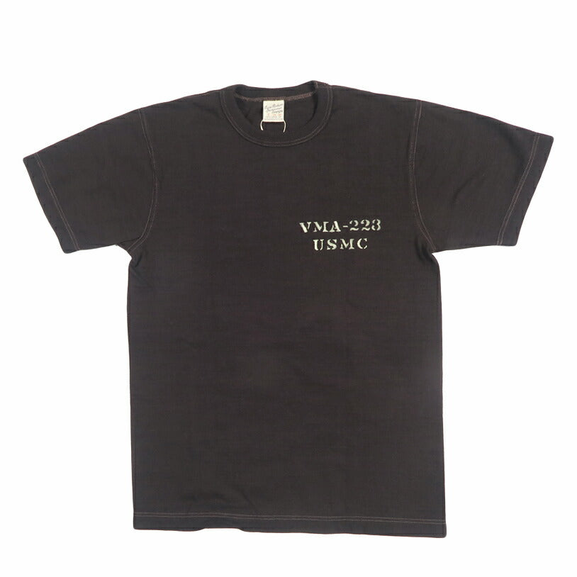 バズリクソンズ BUZZ RICKSON'S スラブヤーン 半袖 Tシャツ プリント  "VMA-223" BR79732【2026年春夏新作】