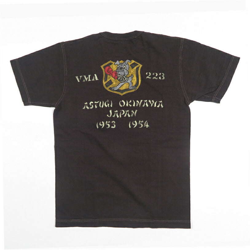 バズリクソンズ BUZZ RICKSON'S スラブヤーン 半袖 Tシャツ プリント