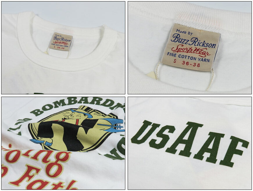 バズリクソンズ BUZZ RICKSON'S GOVERNMENT 半袖 Tシャツ プリント
