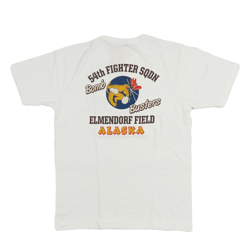 バズリクソンズ BUZZ RICKSON'S GOVERNMENT 半袖 Tシャツ プリント  "54th FIGHTER SQ." BR79755【2026年春夏新作】