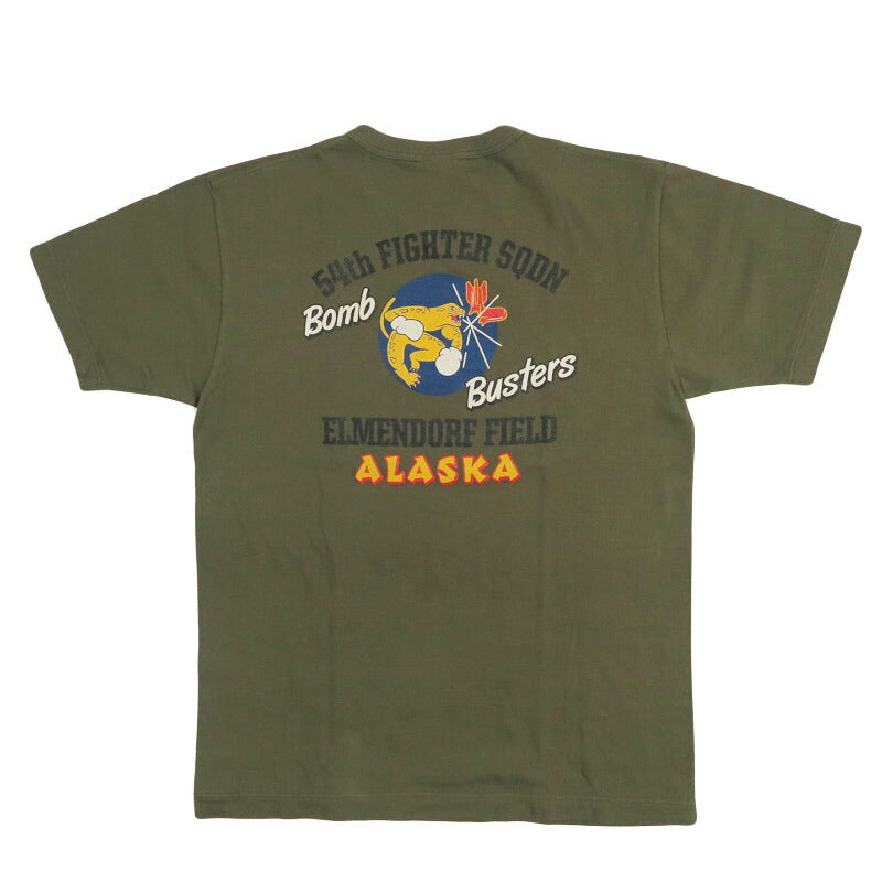 バズリクソンズ BUZZ RICKSON'S GOVERNMENT 半袖 Tシャツ プリント  "54th FIGHTER SQ." BR79755【2026年春夏新作】