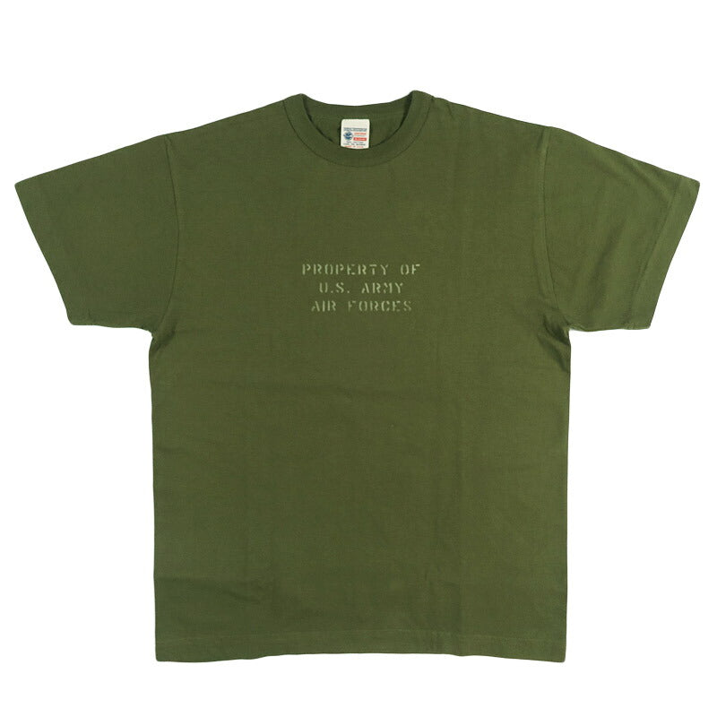 バズリクソンズ BUZZ RICKSON'S 半袖Tシャツ プリント S/S T-SHIRTS "AIR BASE STENCIL" BR79779【2026年春夏新作】