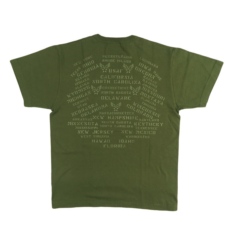 バズリクソンズ BUZZ RICKSON'S 半袖Tシャツ プリント S/S T-SHIRTS