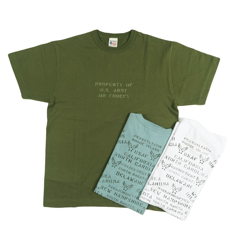 バズリクソンズ BUZZ RICKSON'S 半袖Tシャツ プリント S/S T-SHIRTS