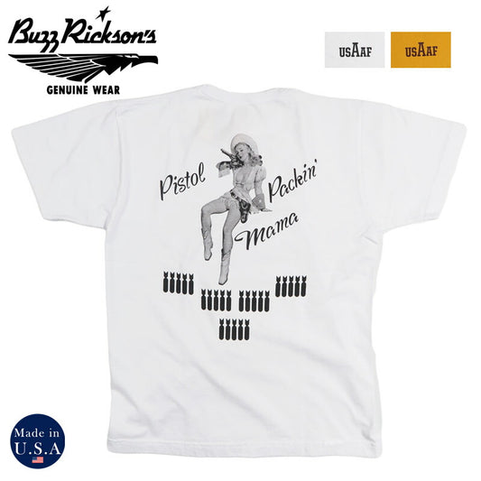 バズリクソンズ BUZZ RICKSON'S 半袖Tシャツ プリント S/S T-SHIRTS