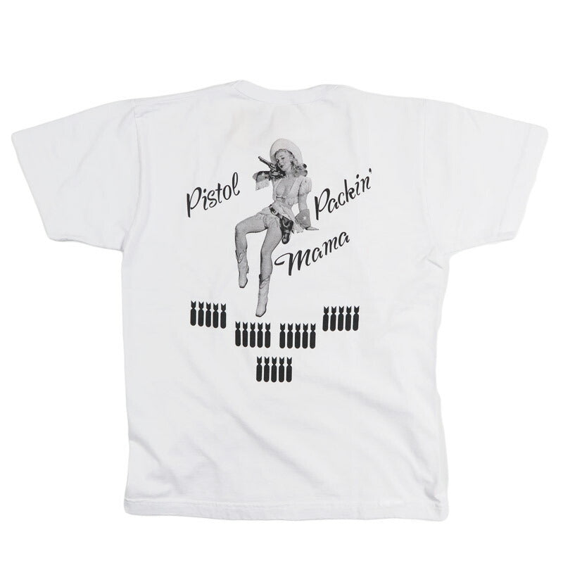 バズリクソンズ BUZZ RICKSON'S 半袖Tシャツ プリント S/S T-SHIRTS "PISTOL PACKIN' MAMA" BR79780【2026年春夏新作】