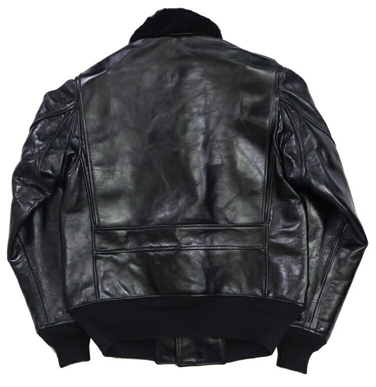 バズリクソンズ Buzz Rickson's WILLIAM GIBSON BLACK AN-J3A ホースハイド ブラック ウィリアムギブソン レザー 馬革 G-1 BR80655