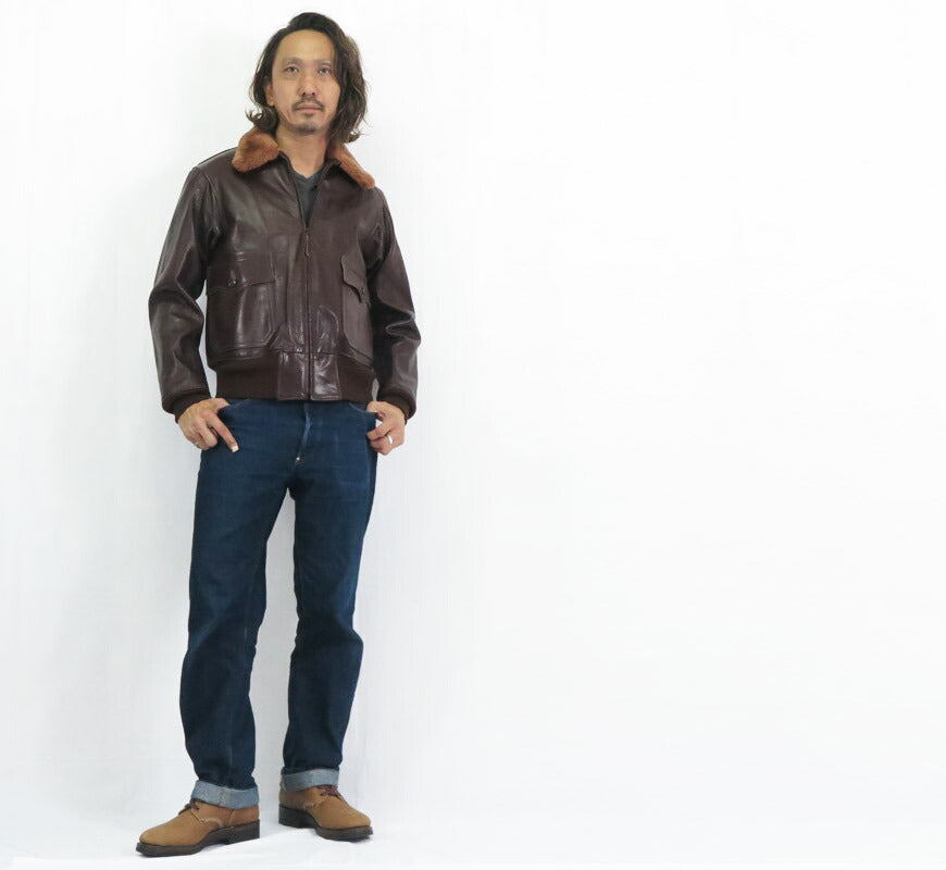 バズリクソンズ Buzz Rickson's Type AN6552 レザー フライトジャケット AMERICAN SPORTSWEAR CO. BR80661