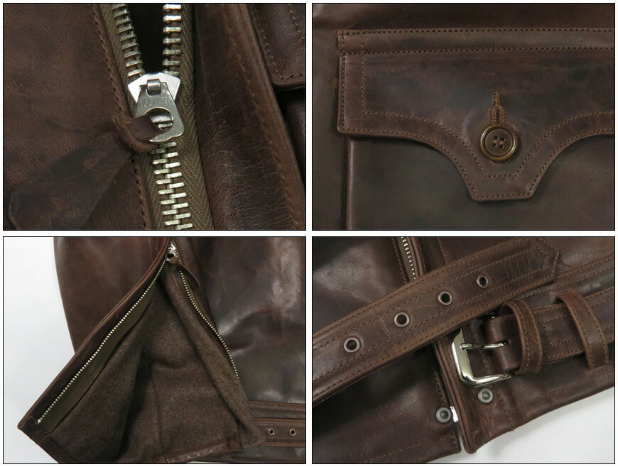 バズリクソンズ Buzz Rickson's B-2 レザー フライトジャケット シープムートン WERBER LEATHER COAT CO., INC. BR80662