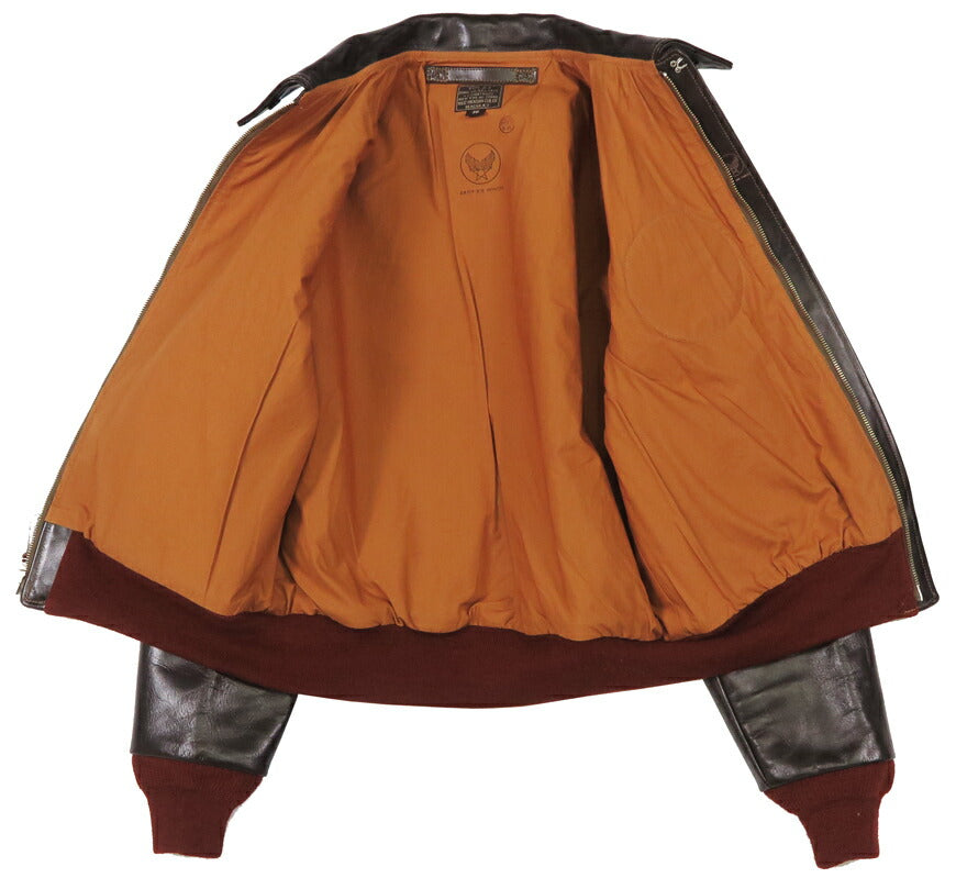 バズリクソンズ Buzz Rickson's A-2 フライトジャケット ハンドペイント KNOCKOUT DROPPER CONTRACT No.W535 ac-21996 BUZZ RICKSON CLO.CO. BR80669