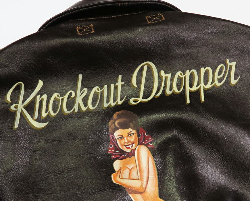 バズリクソンズ Buzz Rickson's A-2 フライトジャケット ハンドペイント KNOCKOUT DROPPER CONTRACT No.W535 ac-21996 BUZZ RICKSON CLO.CO. BR80669