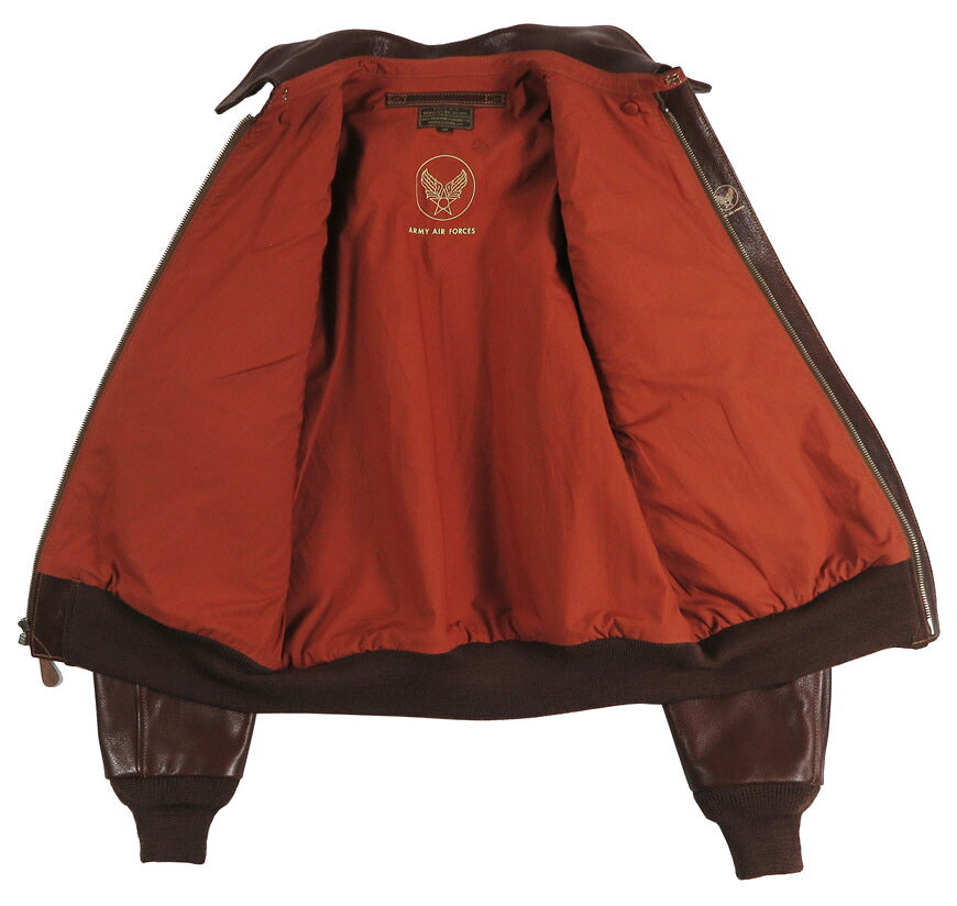 Buzz Rickson's A-2-vluchtjack van geitenleer, BUZZ RICKSON CLO.CO. CONTRACT No.18091 BR80686 【Nieuwe herfst-wintercollectie 2026】